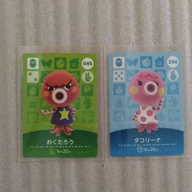 amiiboカード おくたろう45 タコリーナ234 あつまれどうぶつの森あつ森