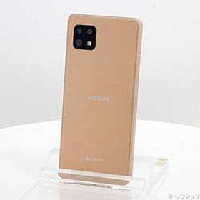 AQUOS sense6 64GB ライトカッパー SH-RM19 楽天 SIMフリー ［6.1インチ有機EL／Snapdragon 690 5G／RAM:4GB／ナノSIM］