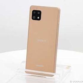 AQUOS sense6 128GB ライトカッパー SH-M19 SIMフリー ［6.1インチ有機EL／Snapdragon 690 5G／RAM:6GB／ナノSIM］
