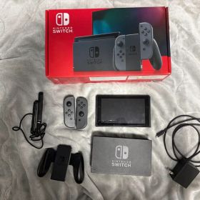 Nintendo Switch 本体 グレー バッテリー強化版