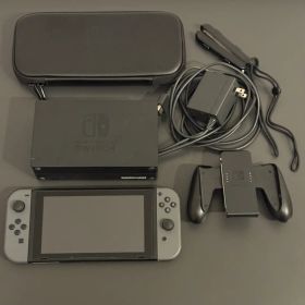 Nintendo Switch 本体 グレー バッテリー強化版 付属品一式 付