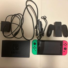 Nintendo Switchセット ネオンピンク ネオングリーン（箱無し）
