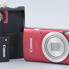 【中古】Canon キヤノン IXY 200 レッド コンパクトデジタルカメラ