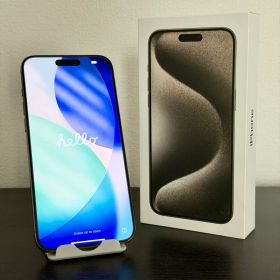 【海外版】iPhone15 ProMax 256GB 本体 ナチュラルチタニウム