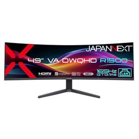 JAPANNEXT ジャパンネクスト DWQHD対応 49型ゲーミング曲面液晶ディスプレイ/ブラック/スピーカー/2年保証 JN-49V165DQ-HSC9-L