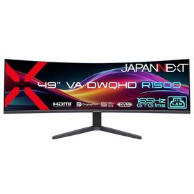 JAPANNEXT JN-49V165DQ-HSC9-L ゲーミング液晶ディスプレイ 49型/ 5120×1440/ HDMI×2、DP×1、USB-C×1/ …