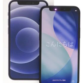 【Apple】アップル『iPhone12 mini /5.4inch/128GB/SIMロック解除済 ドコモ/ブラック』MGDJ3J/A スマートフォン 1週間保証【中古】
