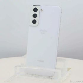 【中古】SAMSUNG(サムスン) Galaxy S21 5G 256GB ファントムホワイト SC-51B docomoロック解除SIMフリー 【349-ud】
