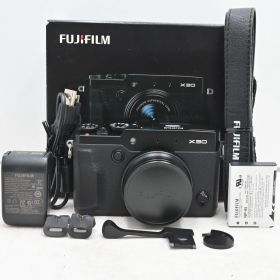 極上品★★★FUJIFILM プレミアムコンパクトデジタルカメラ X30 ブラック FX-X30B