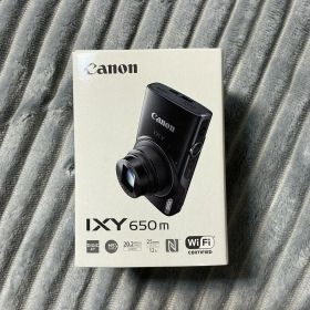 新品同様 IXY 650 m（ブラック） CANON コンパクトデジタルカメラ