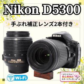 【すぐ使える】Nikon D5300✨一眼レフカメラ✨ Wi-Fi✨ニコン✨