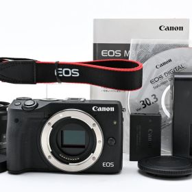 【返品保証】良品｜Canon キヤノン EOS M3 ブラック レンズキット ミラーレス一眼カメラ #C260905-10