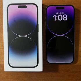 Apple iPhone 14 Pro ディープパープル 本体