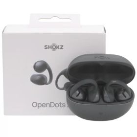 【Shokz】ショックス『イヤーカフ型完全ワイヤレスイヤホン / OpenDots Air / ブラック』SKZ-EP-000072 2026年6月発売 オーディオ 1週間保証【中古】