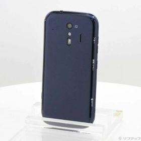 【中古】FUJITSU(富士通） らくらくスマートフォン 32GB ネイビー F-42A docomoロック解除SIMフリー 【297-ud】