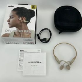 Shokz OpenRun Pro ベージュ 骨伝導イヤホン 本体