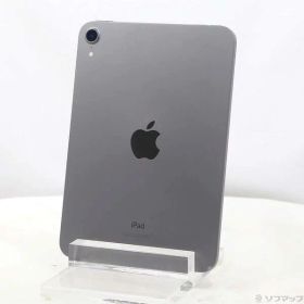 【中古】Apple(アップル) iPad mini 第6世代 64GB スペースグレイ MK7M3J／A Wi-Fi 【295-ud】