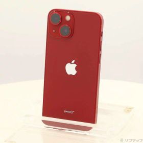 【中古】Apple(アップル) iPhone13 mini 256GB プロダクトレッド MLJM3J／A SIMフリー 【305-ud】