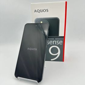 【新古品】SHARP AQUOS sense9 SH-M29A 128GB ブラック 本体 中古 スマホ 中古スマホ 中古Android SIMフリー