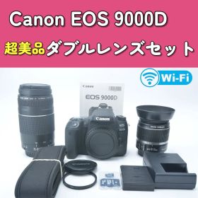 本体超美品 Canon EOS 9000D ダブルレンズセット 一眼レフカメラ