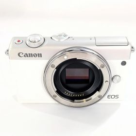 CANON キャノン EOSM100 レンズ EF-Ｍ 15-45mm 1:3.5-6.3 IS STM Φ49mm ミラーレス一眼カメラ ダブルレンズキット レンズ2個 動作確認済み【QG-411】
