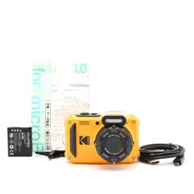 ＜良品＞ KODAK PIXPRO WPZ2｜防水コンパクトデジタルカメラ｜液晶モニターに小傷・擦れ傷あり｜コマンドボタン印字に擦れあり｜全体的には綺麗な外観｜光学非常に良好