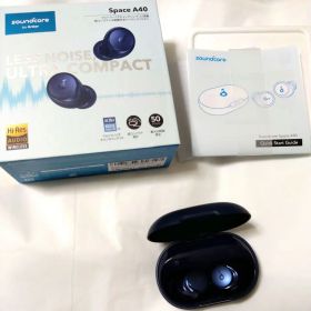 Anker Soundcore Space A40 ワイヤレスイヤホン ネイビー