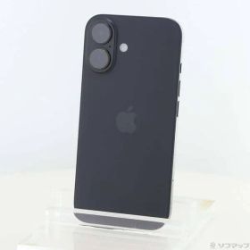 ソフマップ 〔中古品〕 iPhone16 128GB ブラック MYDQ3J／A SIMフリー【305】