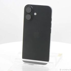ソフマップ 〔中古品〕 iPhone16 256GB ブラック MYDW3J／A SIMフリー【344】