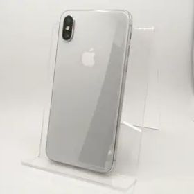 【中古】Apple au 【SIMロック解除済み】 iPhone X 256GB シルバー MQC22J/A【川崎駅前】保証期間１ヶ月【ランクC】