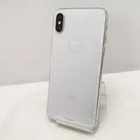 【中古】Apple au 【SIMロック解除済み】 iPhone X 256GB シルバー MQC22J/A【仙台駅東口】保証期間１ヶ月【ランクC】