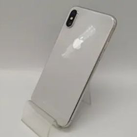【中古】Apple 海外版 【SIMフリー】 iPhone X 256GB シルバー【大須アメ横】保証期間１ヶ月【ランクC】