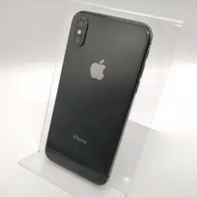 【中古】Apple docomo 【SIMロックあり】 iPhone X 64GB スペースグレイ MQAX2J/A【スマーク伊勢崎】保証期間１ヶ月【ランクB】