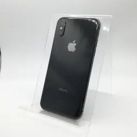 【中古】Apple docomo 【SIMロック解除済み】 iPhone X 64GB スペースグレイ MQAX2J/A【京都】保証期間１ヶ月【ランクC】