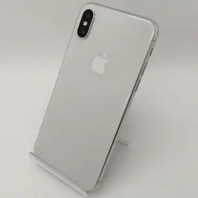 【中古】Apple docomo 【SIMロック解除済み】 iPhone X 256GB シルバー MQC22J/A【三宮センター】保証期間１ヶ月【ランクB】