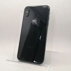【中古】Apple au 【SIMロック解除済み】 iPhone X 256GB スペースグレイ MQC12J/A【川崎駅前】保証期間１ヶ月【ランクC】