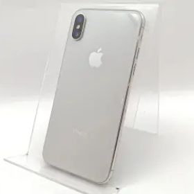 【中古】Apple docomo 【SIMロックあり】 iPhone X 256GB シルバー MQC22J/A【津田沼】保証期間１ヶ月【ランクC】