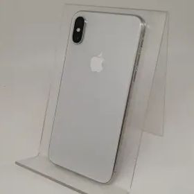 【中古】Apple 国内版 【SIMフリー】 iPhone X 256GB シルバー MQC22J/A【日本橋3】保証期間１ヶ月【ランクC】
