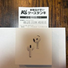 airpods 4 保証書付き 未開封品 アクティブノイズキャンセリング搭載
