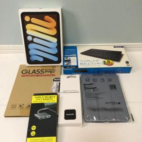【美品】Apple iPad mini(A17 Pro) 128GBブルー+5点