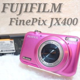 ✨美品✨FUJIFILM FinePix JX400 ピンク 動作品 デジカメ
