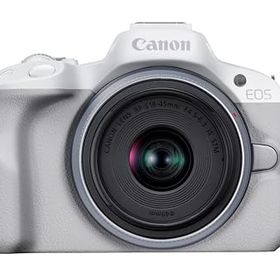 Canon ミラーレス一眼カメラ EOS R50 標準ズームレンズキット(RF-S18-45) ホワイト/APS-C/約376g EOSR50WH-1845ISSTMLK