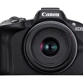 Canon ミラーレス一眼カメラ EOS R50 標準ズームレンズキット(RF-S18-45) ブラック/APS-C/約375g EOSR50BK-1845ISSTMLK