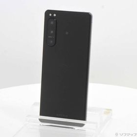 〔中古〕SONY(ソニー) Xperia 5 IV 128GB ブラック A204SO Softbank SIMフリー〔297-ud〕