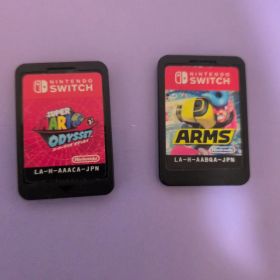 スーパーマリオ オデッセイとARMS Switch ソフト2本セットソフトのみ）