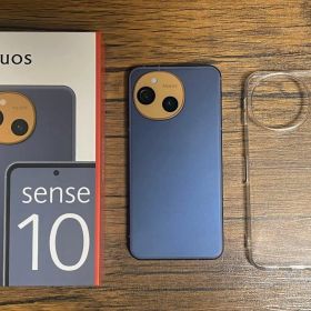 【新品同様】AQUOS sense10 デニムネイビー (カバー・フィルム付)