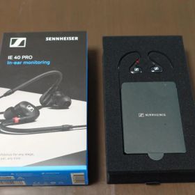 【希少名機・動作良好】ゼンハイザー IE 40 PRO 有線イヤホン黒