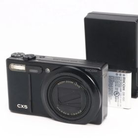 B- (並品) RICOH リコー CX5 ブラック 初期不良返品対応 88-16