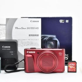 良品★Canon PowerShot SX720 HS レッド #510