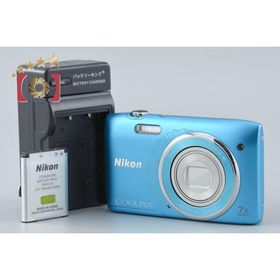 【中古】Nikon ニコン COOLPIX S3500 オリエンタルブルー コンパクトデジタルカメラ